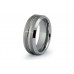 Tungsten Cabide Grooved Ring 8mm